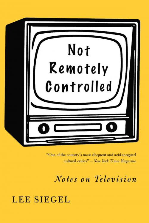 Cover of the book Not Remotely Controlled by Lee Siegel, Basic Books