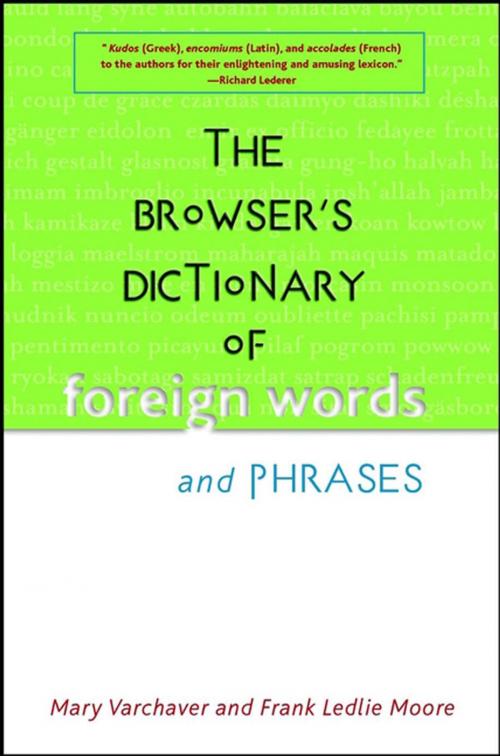Cover of the book The Browser's Dictionary of Foreign Words and Phrases by Mary Varchaver, Frank Ledlie Moore, Turner Publishing Company