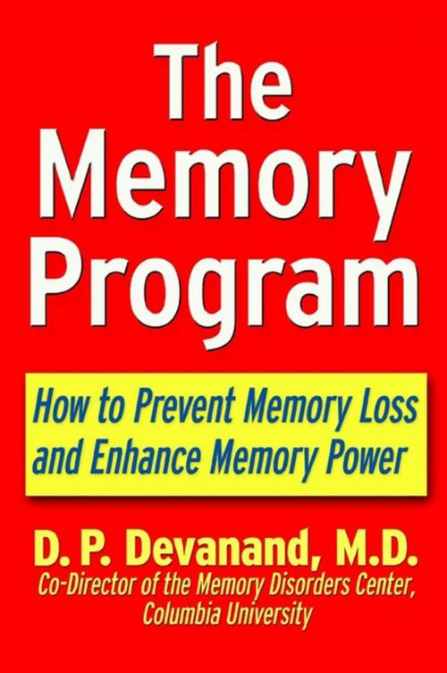 Cover of the book The Memory Program by D.P. Devanand, Turner Publishing Company