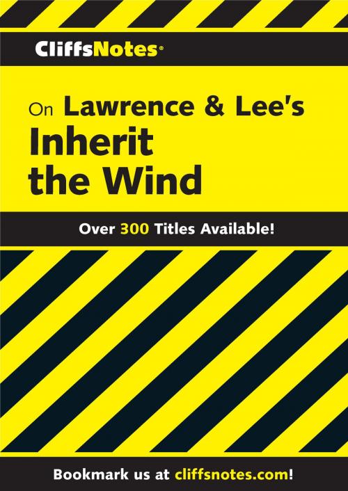 Cover of the book CliffsNotes on Lawrence & Lee's Inherit the Wind by Suzanne Pavlos, HMH Books