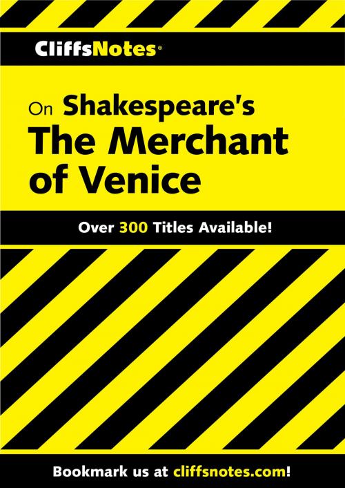Cover of the book CliffsNotes on Shakespeare's The Merchant of Venice by Waldo F McNeir, HMH Books