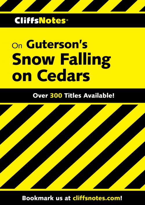 Cover of the book CliffsNotes on Guterson's Snow Falling on Cedars by Richard P Wasowski, HMH Books