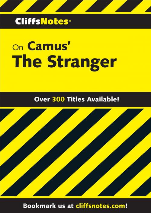 Cover of the book CliffsNotes on Camus' The Stranger by Gary K Carey, HMH Books