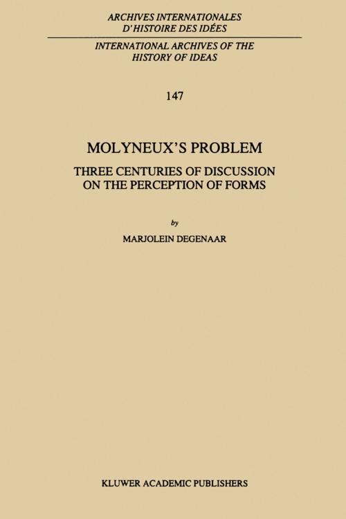 Cover of the book Molyneux’s Problem by M. Degenaar, Springer Netherlands