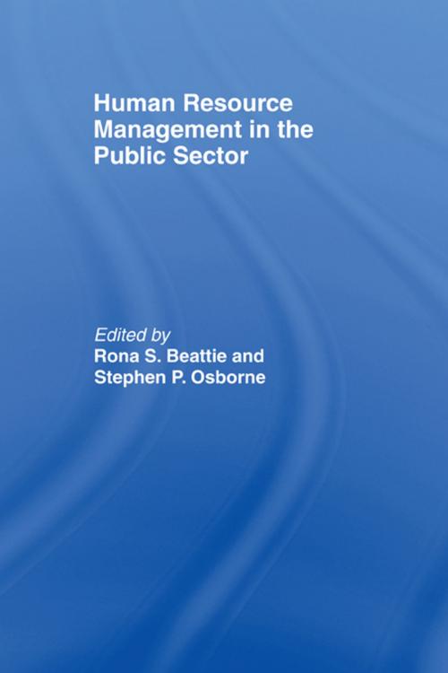 Cover of the book Human Resource Management in the Public Sector by , Taylor and Francis
