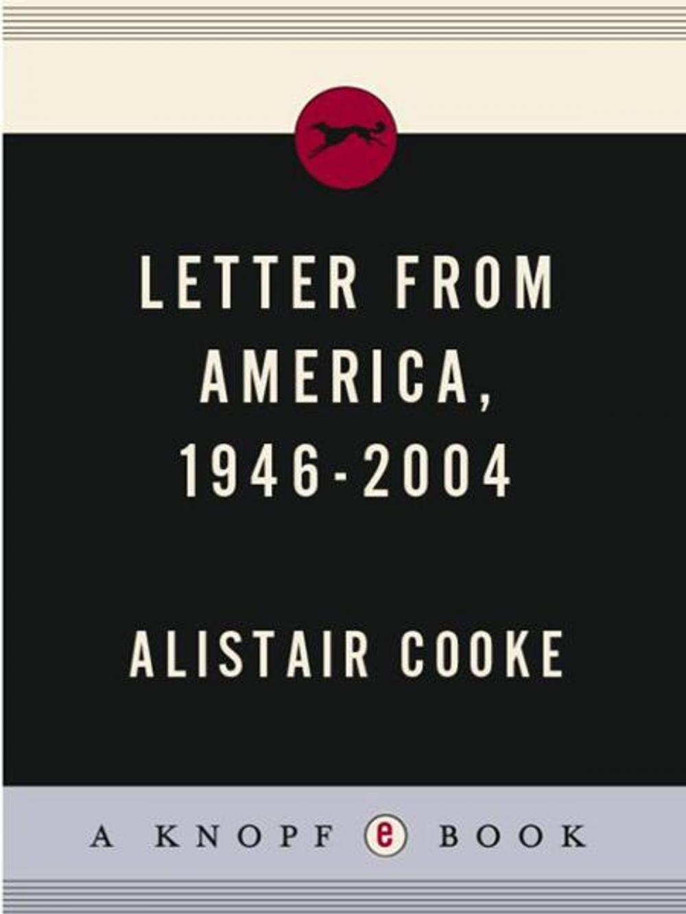 Big bigCover of Letter from America, 1946-2004