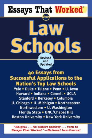 Book cover of Essays That Worked for Law Schools (Revised)
