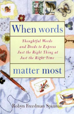 Cover of the book When Words Matter Most by Stanley Bronstein