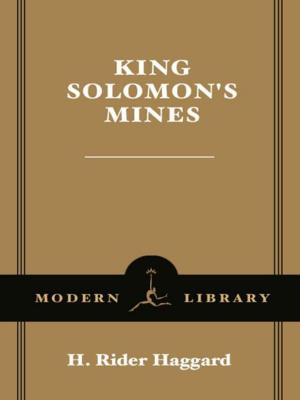 Cover of the book King Solomon's Mines by Robert Conroy