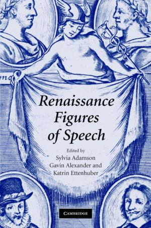 Cover of the book Renaissance Figures of Speech by Thomas B. Jones, Nenad G. Nenadic