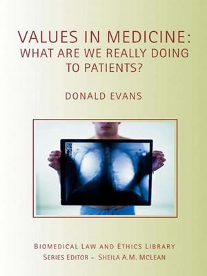 Book cover of Values in Medicine