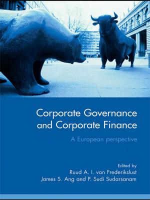 Cover of the book Corporate Governance and Corporate Finance by Kaye Sung Chon, Zhang Guangrui, John Ap, Lawrence Yu, Alan A. Lew