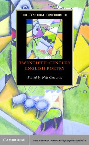 Cover of the book The Cambridge Companion to Twentieth-Century English Poetry by Sunita Jogarajan