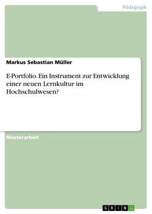 Cover of the book E-Portfolio. Ein Instrument zur Entwicklung einer neuen Lernkultur im Hochschulwesen? by Daniel Siebert
