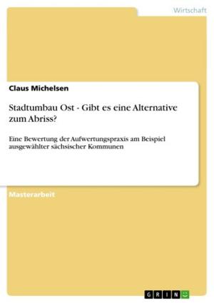 Cover of the book Stadtumbau Ost - Gibt es eine Alternative zum Abriss? by Melanie Rottmüller
