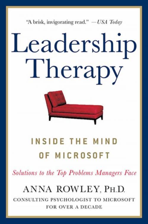 Cover of the book Leadership Therapy by Anna Rowley, St. Martin's Publishing Group