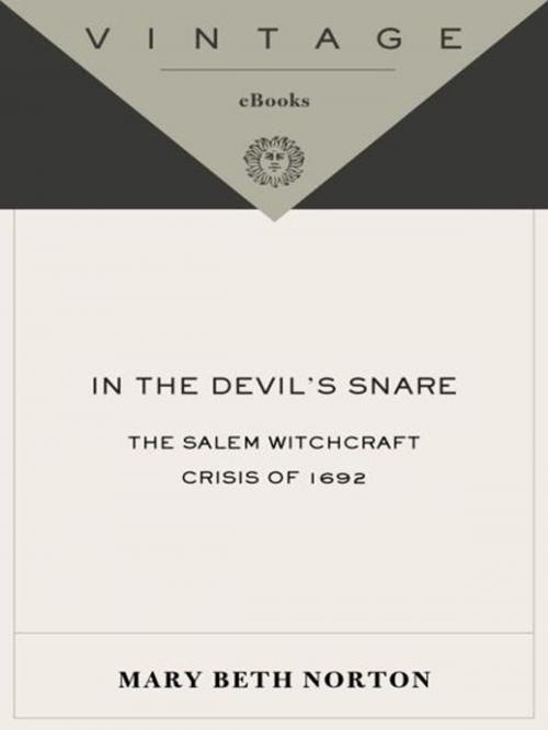Cover of the book In the Devil's Snare by Mary Beth Norton, Knopf Doubleday Publishing Group