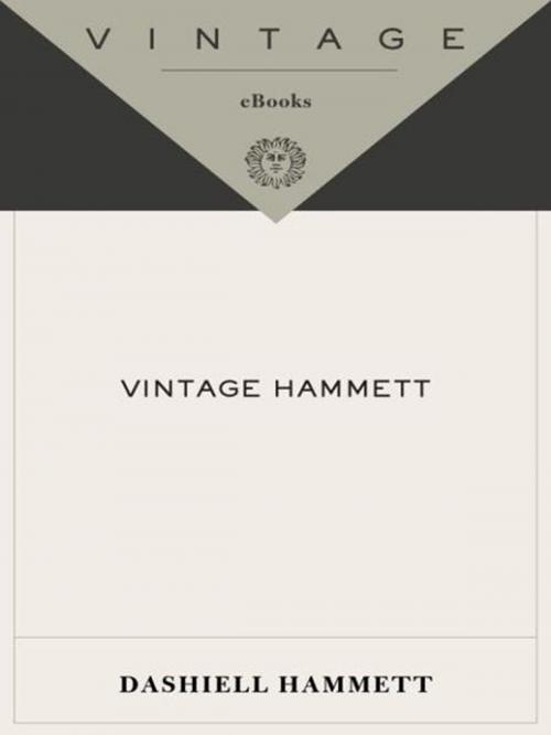 Cover of the book Vintage Hammett by Dashiell Hammett, Knopf Doubleday Publishing Group