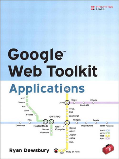 Cover of the book Google Web Toolkit Applications by Ryan Dewsbury, Pearson Education