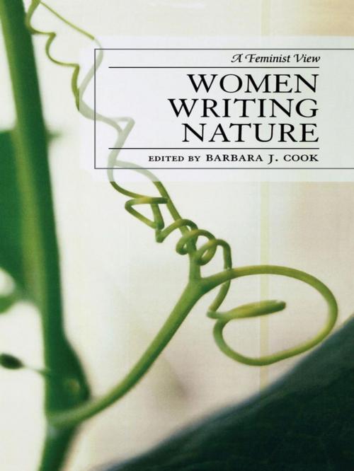 Cover of the book Women Writing Nature by , Lexington Books