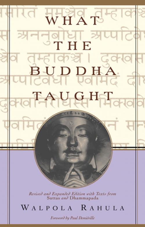 Cover of the book What the Buddha Taught by Walpola Rahula, Grove Atlantic