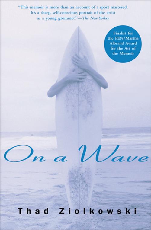 Cover of the book On a Wave by Thad Ziolkowski, Grove Atlantic