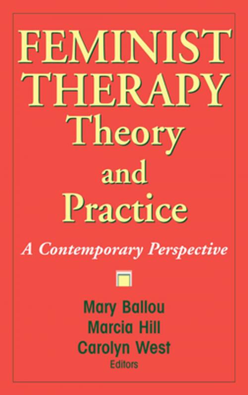 Cover of the book Feminist Therapy Theory and Practice by , Springer Publishing Company