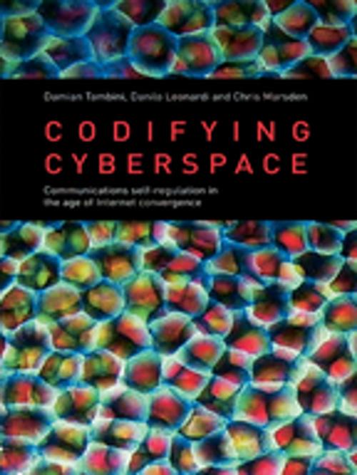 Cover of the book Codifying Cyberspace by Damian Tambini, Danilo Leonardi, Chris Marsden, Taylor and Francis