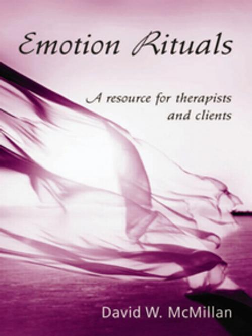 Cover of the book Emotion Rituals by David W. McMillan, Taylor and Francis