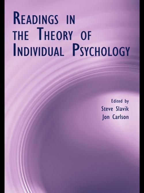Cover of the book Readings in the Theory of Individual Psychology by , Taylor and Francis