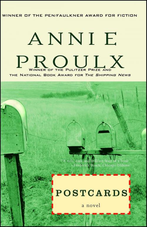 Cover of the book Postcards by Annie Proulx, Scribner