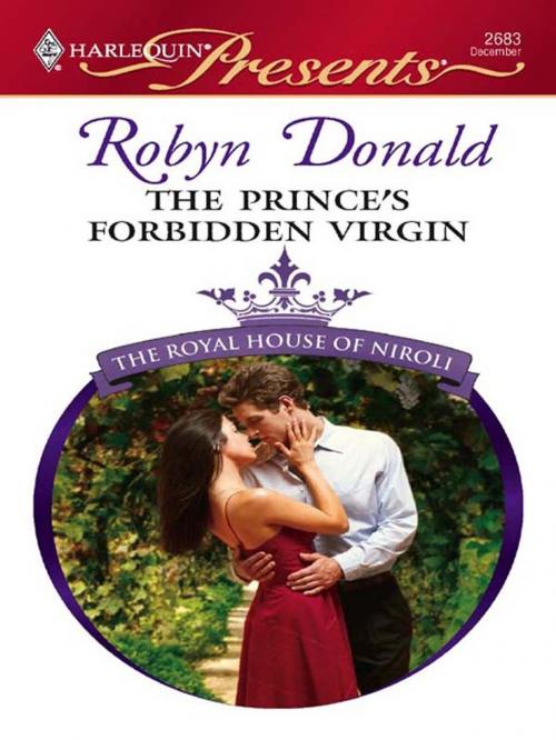 Cover of the book The Prince's Forbidden Virgin by Robyn Donald, Harlequin