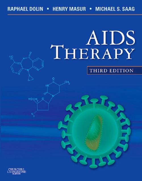 Cover of the book AIDS Therapy E-Book by Raphael Dolin, MD, Henry Masur, MD, Michael S. Saag, MD, Elsevier Health Sciences