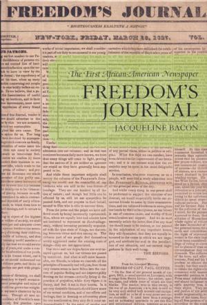 Cover of the book Freedom's Journal by William S. Tregea