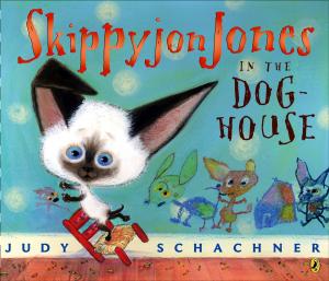 Cover of the book Skippyjon Jones in the Doghouse by Matthew McElligott, Larry David Tuxbury