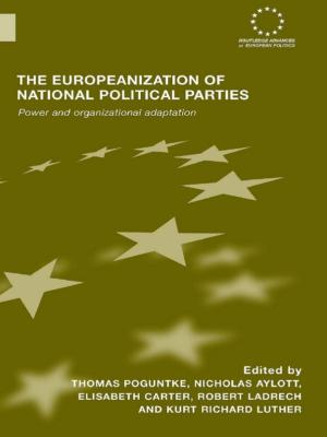Cover of The Europeanization of National Political Parties