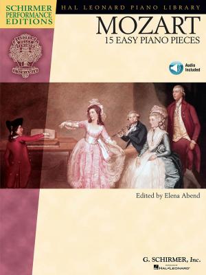 Book cover of Mozart - 15 Easy Piano Pieces (Songbook)