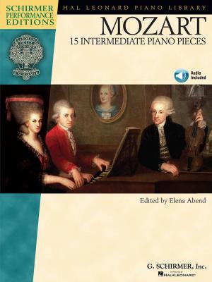 Cover of the book Mozart - 15 Intermediate Piano Pieces (Songbook) by Franz Schubert