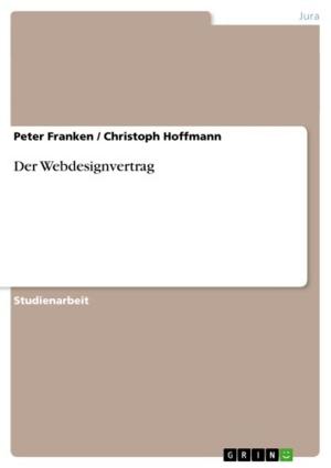 Cover of the book Der Webdesignvertrag by Sophie Bertrand