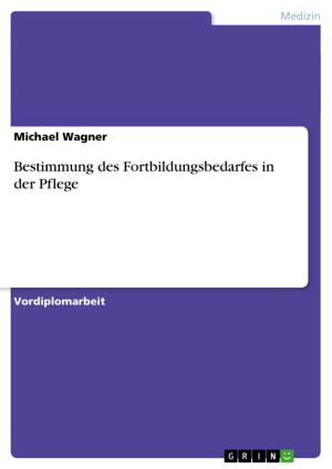 Cover of the book Bestimmung des Fortbildungsbedarfes in der Pflege by Michael Lisso