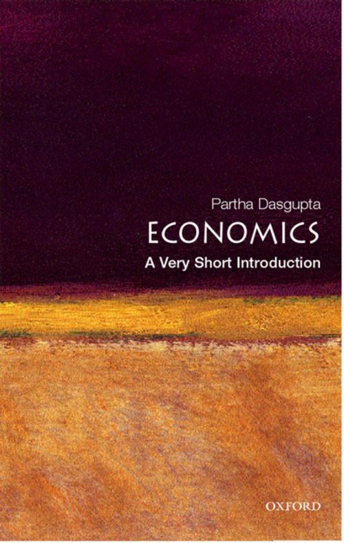 Cover of the book Economics: A Very Short Introduction by Partha Dasgupta, OUP Oxford