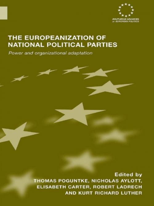 Cover of the book The Europeanization of National Political Parties by , Taylor and Francis