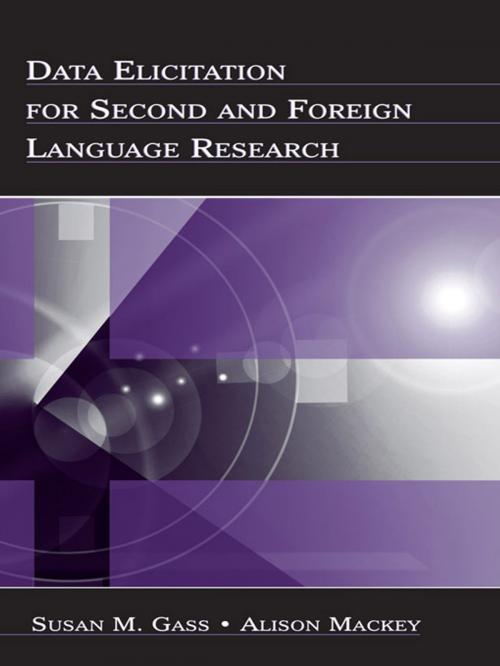 Cover of the book Data Elicitation for Second and Foreign Language Research by Susan M. Gass, Alison Mackey, Taylor and Francis