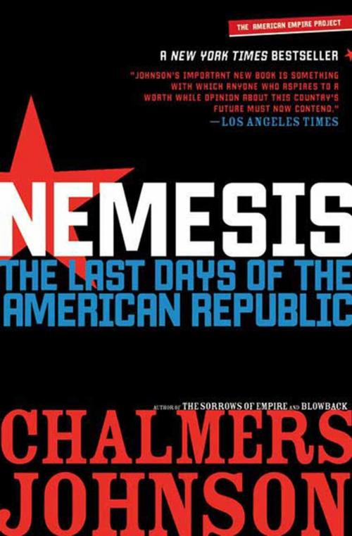 Cover of the book Nemesis by Chalmers Johnson, Henry Holt and Co.