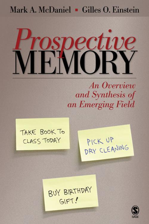 Cover of the book Prospective Memory by Dr. Gilles O. Einstein, Mark A. McDaniel, SAGE Publications