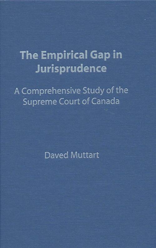 Cover of the book Empirical Gap in Jurisprudence by Daved Muttart, University of Toronto Press, Scholarly Publishing Division