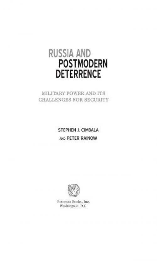 Cover of the book Russia and Postmodern Deterrence by Stephen J. Cimbala; Peter Jacob Rainow, Potomac Books Inc.