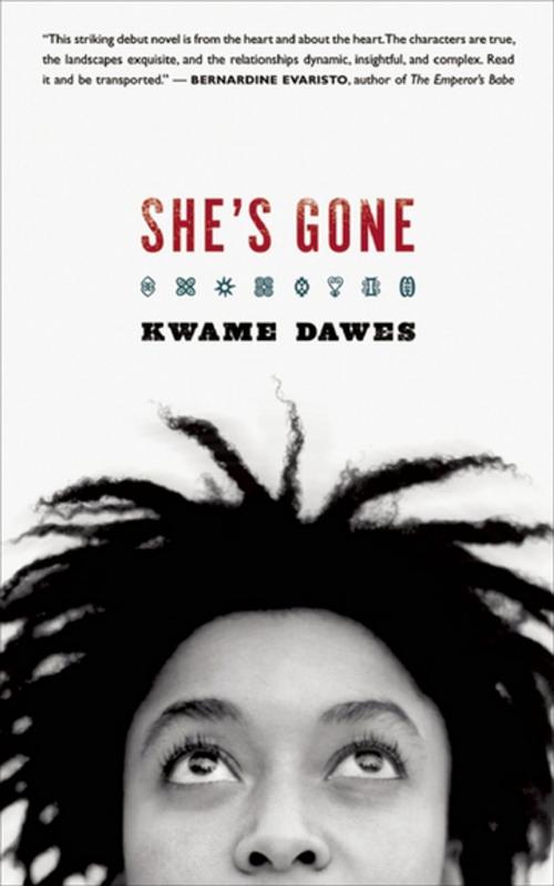 Cover of the book She's Gone by Kwame Dawes, Akashic Books (Ignition)