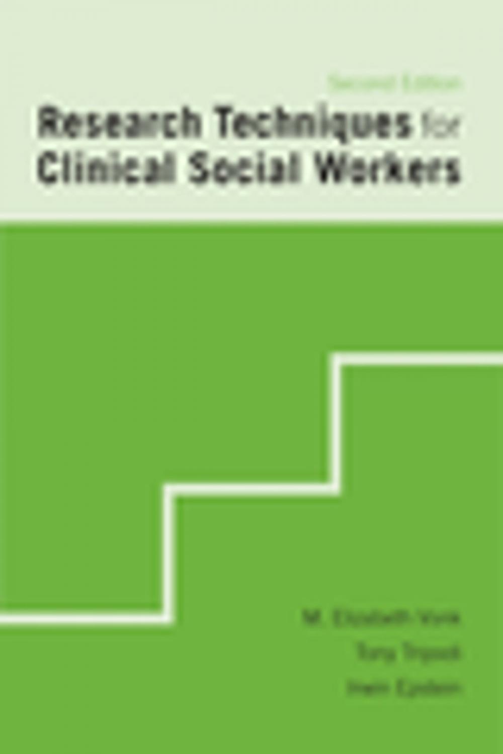 Big bigCover of Research Techniques for Clinical Social Workers