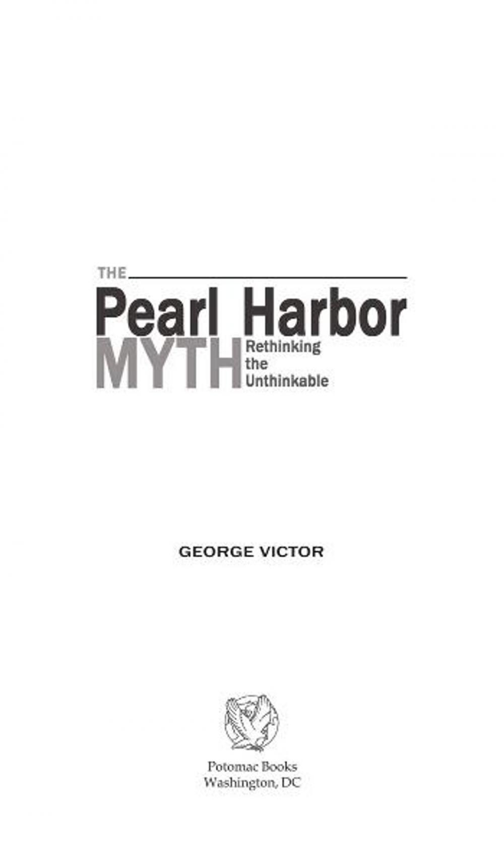 Big bigCover of The Pearl Harbor Myth